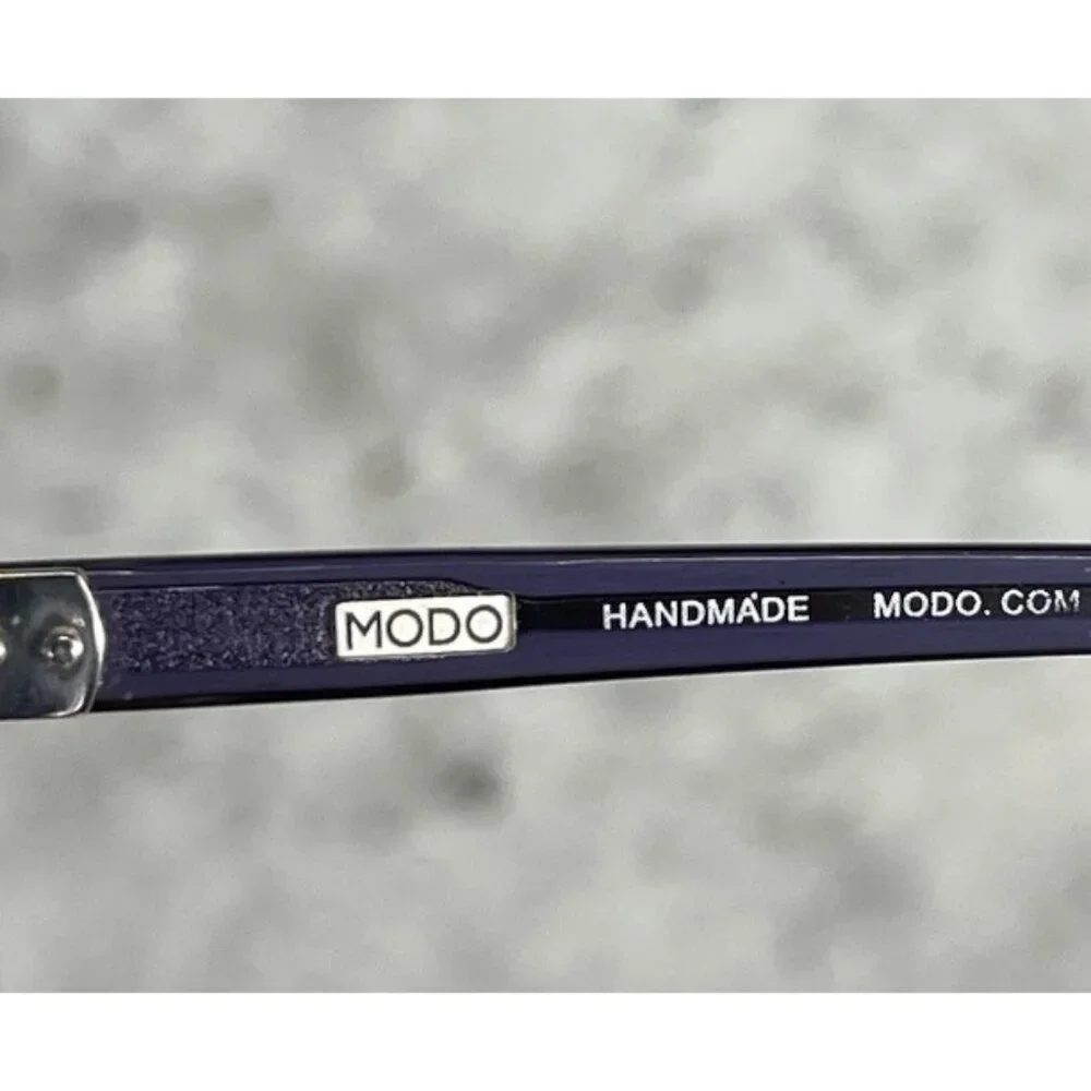 MODO 6524 Clear Purple Square Handmade Women’s Eyeglasses Frames Japan 53-15-142